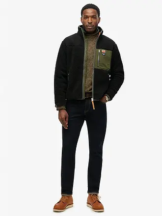 SUPERDRY | Chaqueta de forro polar | schwarz